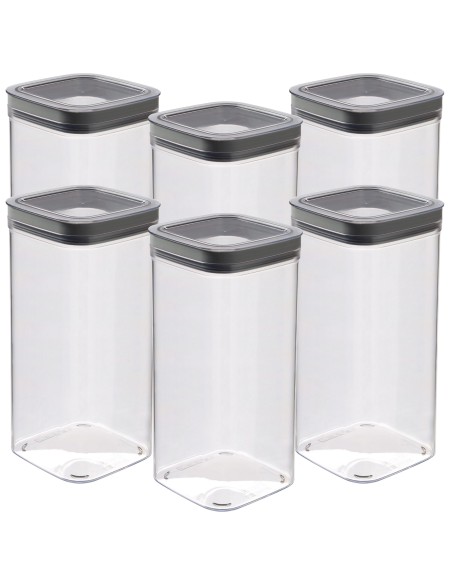 Zestaw pojemników kuchennych na sypkie 2,3L Curver 6x 3253923512014 9