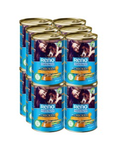 Wyjątkowa mokra karma dla psa z kurczakiem w sosie Reno 12x1240g 8594014721454