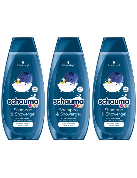 Odżywczy szampon dla chłopców Schauma Kids Schauma 3 sztuki - Szampony do włosów dla dzieci Odżywczy szampon dla chłopców Schauma Kids Schauma 3 sztuki 3838824405995 2