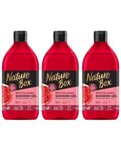 Nawilżający zestaw 3x żel pod prysznic Nature Box Granat 9000101229424