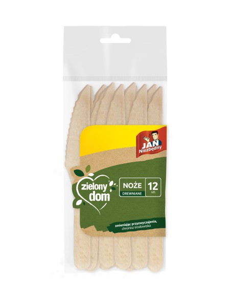 Drewniane noże ekologiczne 36szt Jan Niezbędny Zielony Dom 5900536345819 6