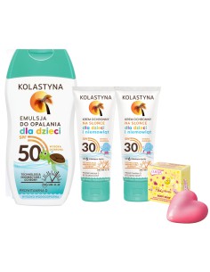 Kremy chroniące przed słońcem dla niemowląt i dzieci SPF 30 Kolastyna 2x75 ml 5900536315904