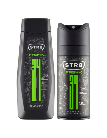 Praktyczny zestaw dla mężczyzn: Dezodorant do ciała + Żel pod prysznic STR8 FR34K 5201314145066 13
