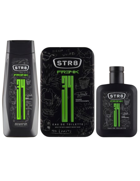 Niezawodny zestaw męskich kosmetyków: Woda toaletowa + Żel pod prysznic STR8 FR34K 5201314144946 13