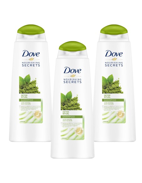 Szampon detoksykujący Dove 3x 400ml 8717163671115