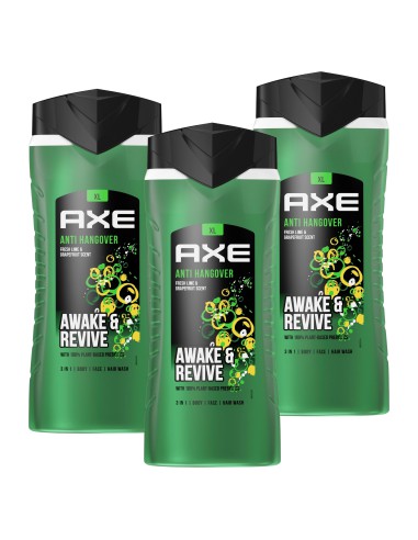 Zestaw żeli pod prysznic Axe 3x400 ml 8710447289389 2