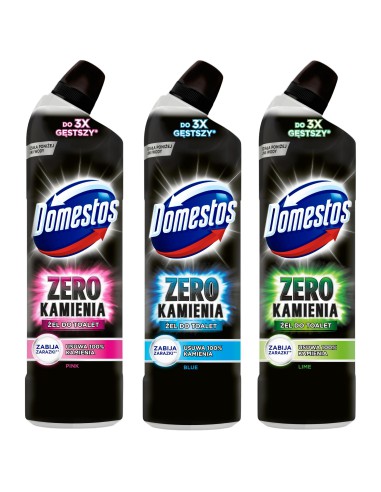 Zestaw zero kamienia Domestos 3x 8717644186077