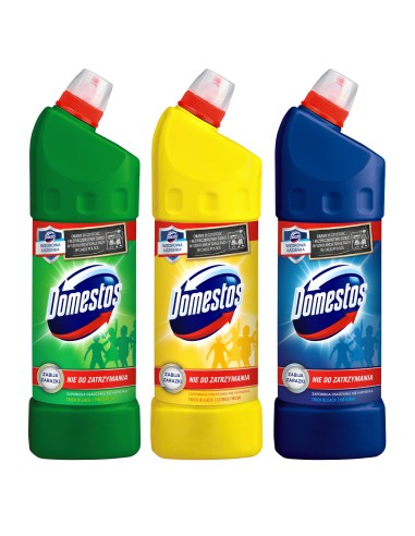 Komplet płynów sprzątających Domestos 3x750ml 5996037079780