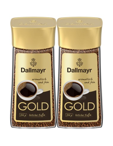 Kawa rozpuszczalna Zestaw 2 x 200g Gold Dallmayr 4008167270508 3