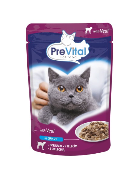 Duży komplet karmy łosoś + wołowina + cielęcina PreVital 72 x 100g 5999508137996 7