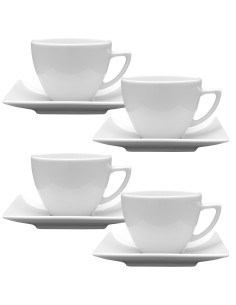 Zestaw 4x filiżanka 280ml ze spodkiem Lubiana Classic 5900245302592