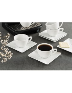 Zestaw 4x filiżanka 280ml ze spodkiem + talerz deserowy Lubiana Classic 5900245302592 2