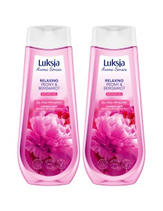Nawilżające żele pod prysznic Luksja 2x500ml 5900536349008