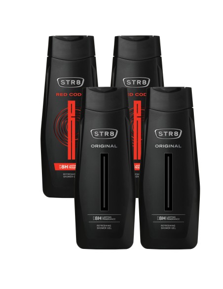 Zapas żeli pod prysznic dla mężczyzn STR8 4 x 400ml 5201314149897 11