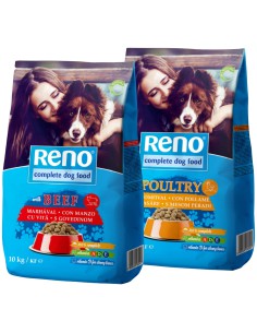 Karmy sucha dla psa z wołowiną Reno 2x10kg 5999508134407