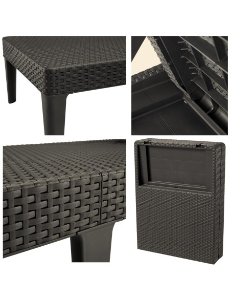 Dwa leżaki do ogrodu brązowe Keter x2 8711245144894 6