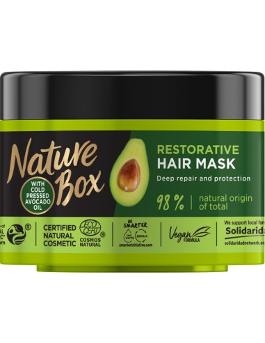 Avocado maska do włosów 200ml Nature Box - Maski do włosów
