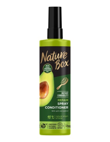 Odżywka spray do włosów bez spłukiwania 200ml Nature Box - Odżywki do włosów