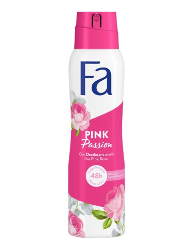 Pink Passion damski dezodorant różany 150ml Fa - Antyperspiranty