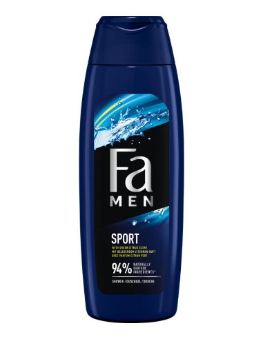 Myjący żel pod prysznic dla mężczyzn cytrusy 750ml Fa Men Sport - Żele pod prysznic