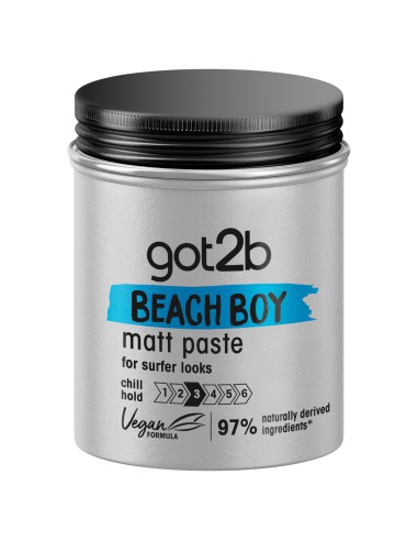 Matująca pasta do włosów 100ml got2b Beach Boy Surfer Look - Gumy, żele do włosów, pasty modelujące