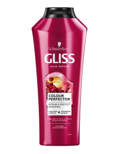 Delikatny szampon do farbowanych włosów 400ml GLISS Colour Perfector 9000100549691