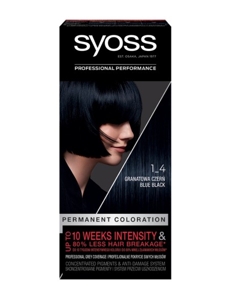 Farba do włosów granatowa czerń Syoss 9000100633000 3