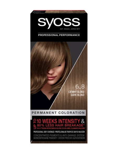 Farba do włosów ciemny blond trwała koloryzacja Syoss 9000100633383 3