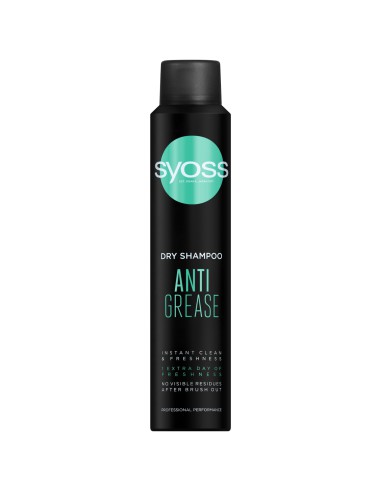 Szampon do włosów przetłuszczających się Syoss 200ml - Suche szampony
