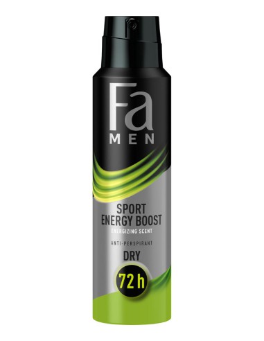 Spray dla mężczyzn antyperspirant cytryna 150ml Fa Men Sport - Dezodoranty i wody toaletowe
