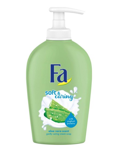 Delikatne aloesowe mydło w płynie aloes 250ml Fa Soft&Caring - Żele pod prysznic