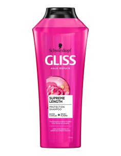Szampon do długich włosów 400ml GLISS Supreme Length 9000101201147