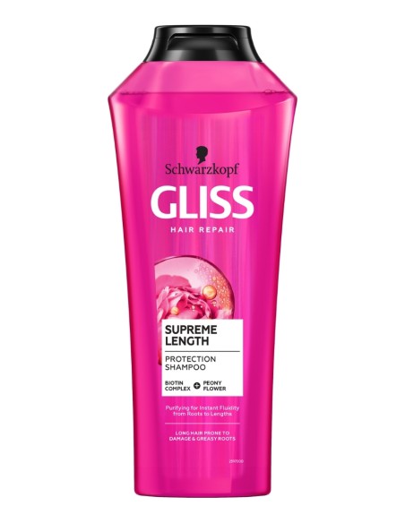 Szampon do długich włosów 400ml GLISS Supreme Length 9000101201147 2