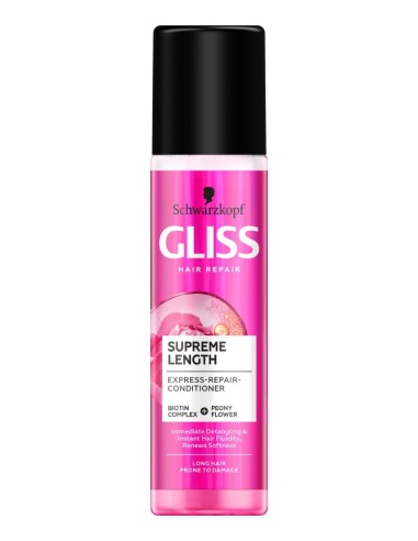 Odżywka do włosów długich bez spłukiwania 200ml GLISS Supreme Length - Odżywki do włosów