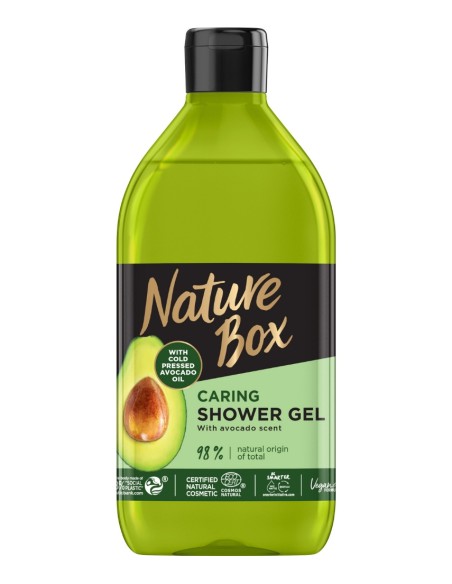 Żel Avocado Oil pod prysznic 385ml Nature Box 9000101214604 2