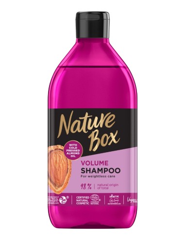 Szampon na objętość do włosów 385ml Nature Box Almond Oil - Szampony do włosów