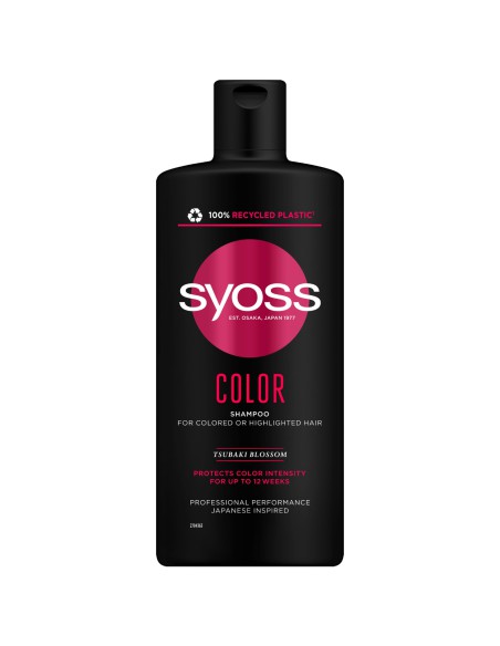 Szampon do włosów farbowanych i rozjaśnianych Syoss 440ml 9000101276916 6