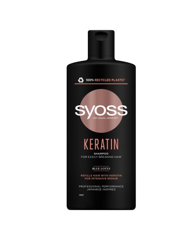 Szampon do włosów łamliwych Syoss Keratin 440ml - Szampony do włosów