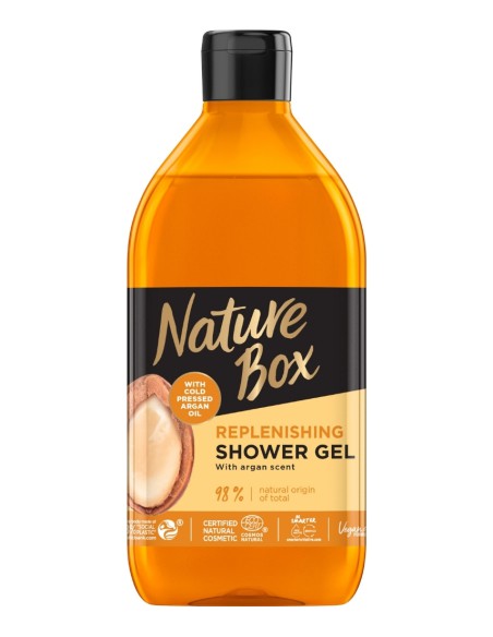 Żel z olejem arganowym pod prysznic 385ml Nature Box 9000101299373 2