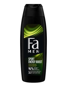 Żel dla mężczyzn pod prysznic 3w1 guarana 750ml Fa Men Sport Energy 9000101609394