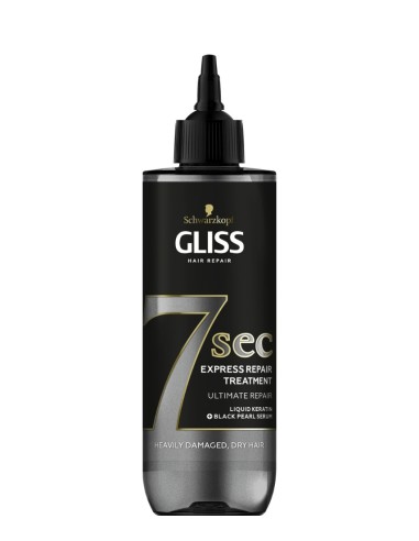 Kuracja dla kobiet do zniszczonych włosów 200ml GLISS 7sec Ultimate Repair - Odżywki do włosów