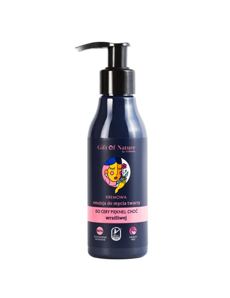 Emulsja Gift of Nature do mycia twarzy cera wrażliwa 150 ml - Oczyszczenie i demakijaż Emulsja Gift of Nature do mycia twarzy cera wrażliwa 150 ml 5907618130479 5