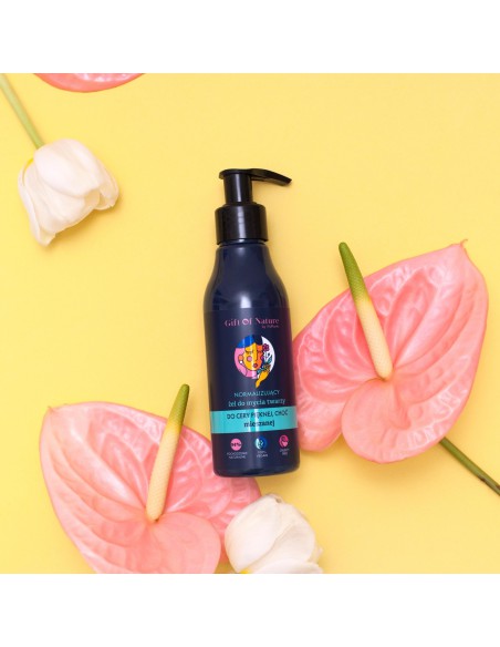 Żel do mycia twarzy cera mieszana 150 ml Gift of Nature - Oczyszczenie i demakijaż Żel do mycia twarzy cera mieszana 150 ml Gift of Nature 5907618130547 9