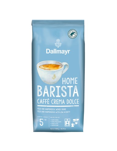 Home Barista Caffe Crema Forte ziarnista 1kg Dallmayr - Kawa ziarnista