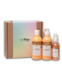 Zestaw pielęgnacyjny do ciała mleczko, olejek kardamon-pomarańcza i mgiełka glow so!flow 5907618135962