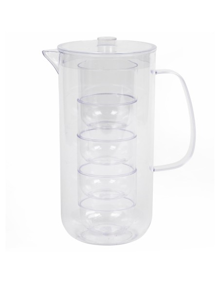 Zestaw plastikowy do napojów Dzbanek + 4 szklanki Cambridge 5054061136579 4