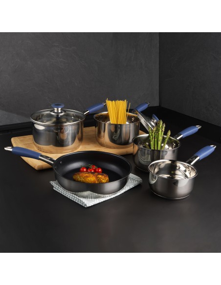 Wielofunkcyjne rondle z pokrywkami i patelnia Russell Hobbs Opulence 6el 5054061309270 15