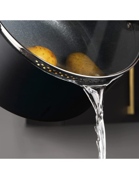 Zestaw Wok Rondel Patelnia Pokrywka Russell Hobbs 4el 5054061315882 13