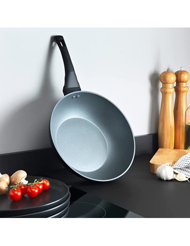 Wok patelnia głęboka non-stick Russell Hobbs Crystaltech 28cm 5054061316049 6