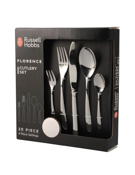 Eleganckie sztućce dla 4 osób Russell Hobbs Florence 20 elementów 5054061447057 7